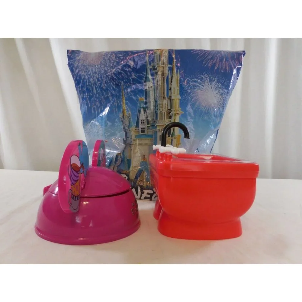 Disney Parks Ear Hat A Very Merry Unbirthday Ice Cream Sundae Bowl + Mickey Sink